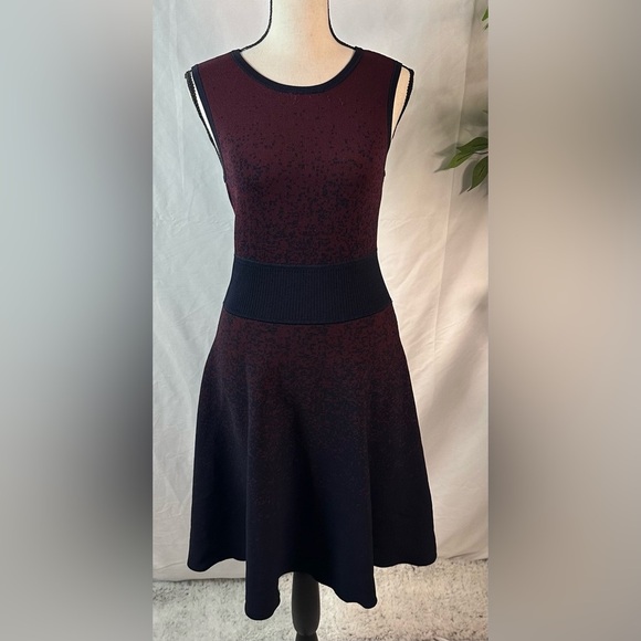 Ann Taylor Blue Midi Dress Elegant Design 🍾 - Picture 10 of 11